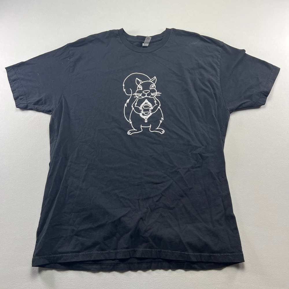 Next Level Apparel T Shirt Mens 2XL Team Sperl Squirrel Graphic Short Sleeve